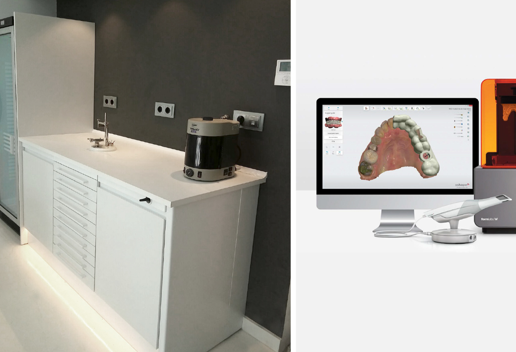 área de prótesis dental en Terrassa