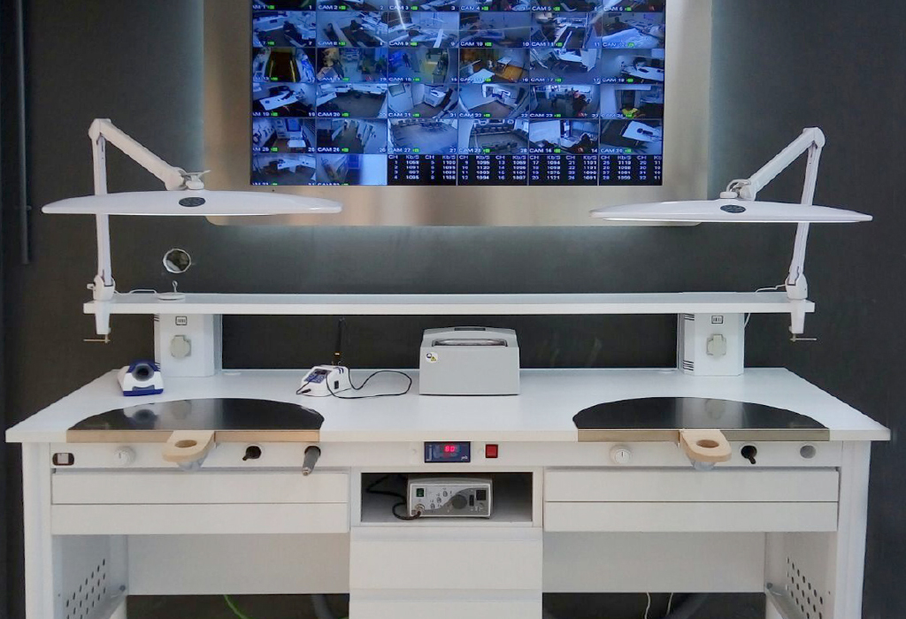 área de prótesis dental en Terrassa